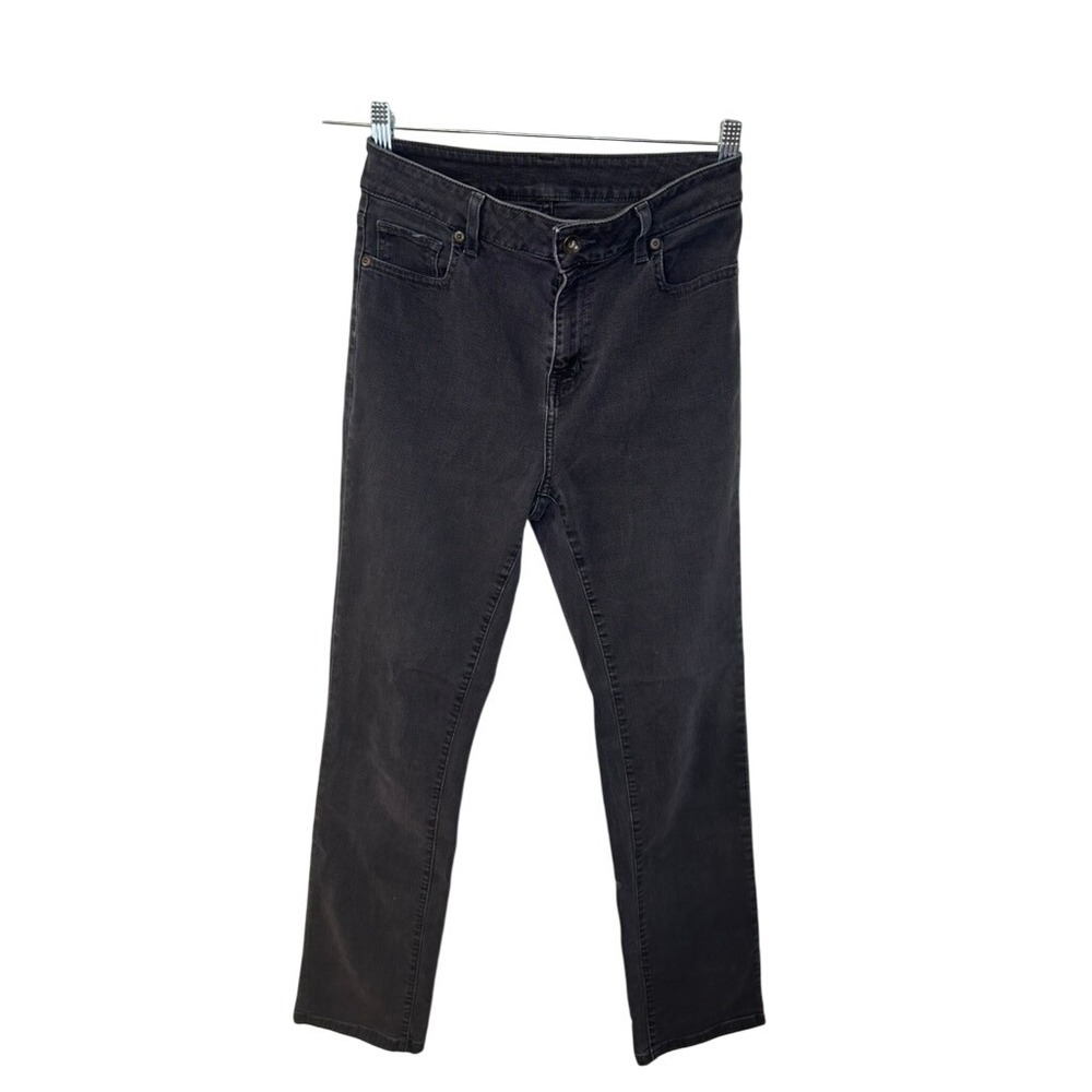 L.L.Bean Women's Dark‎ Wash Straight Leg Jeans Size 8